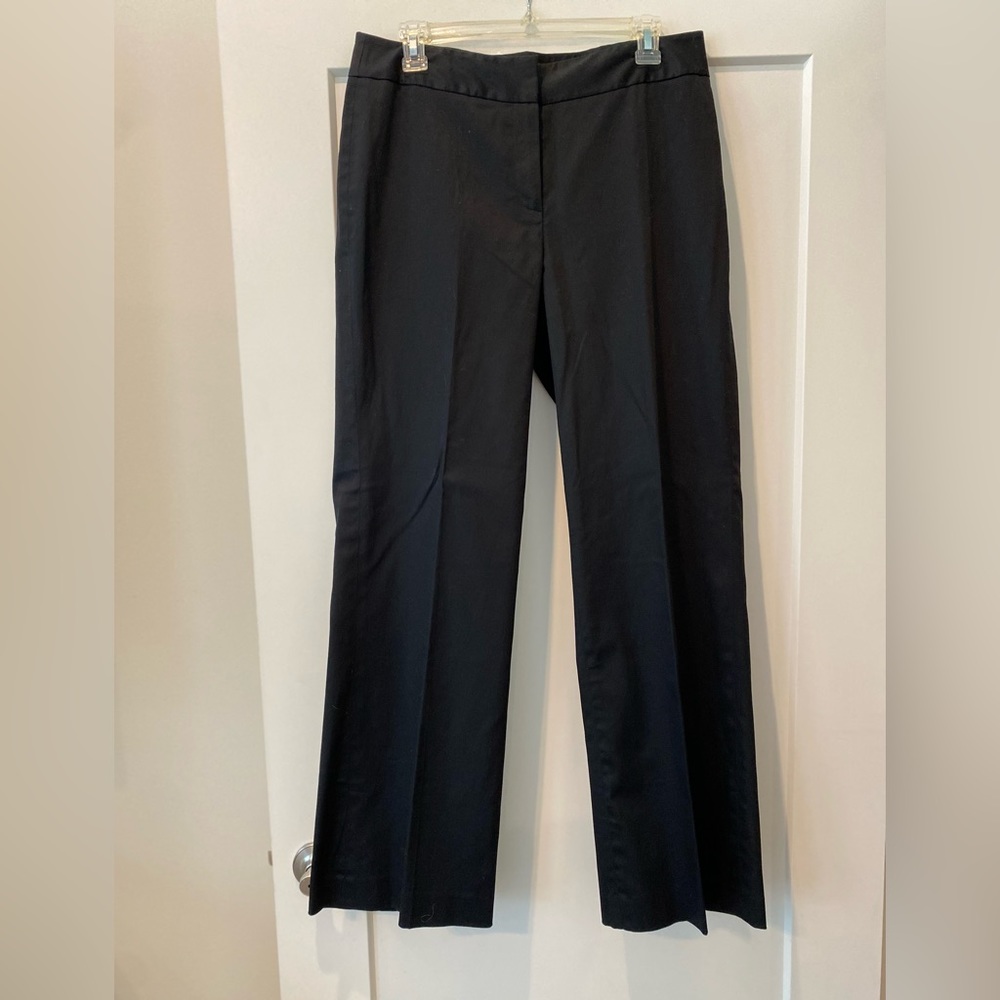 Nine West Stretch Cotton Wide Leg Pant